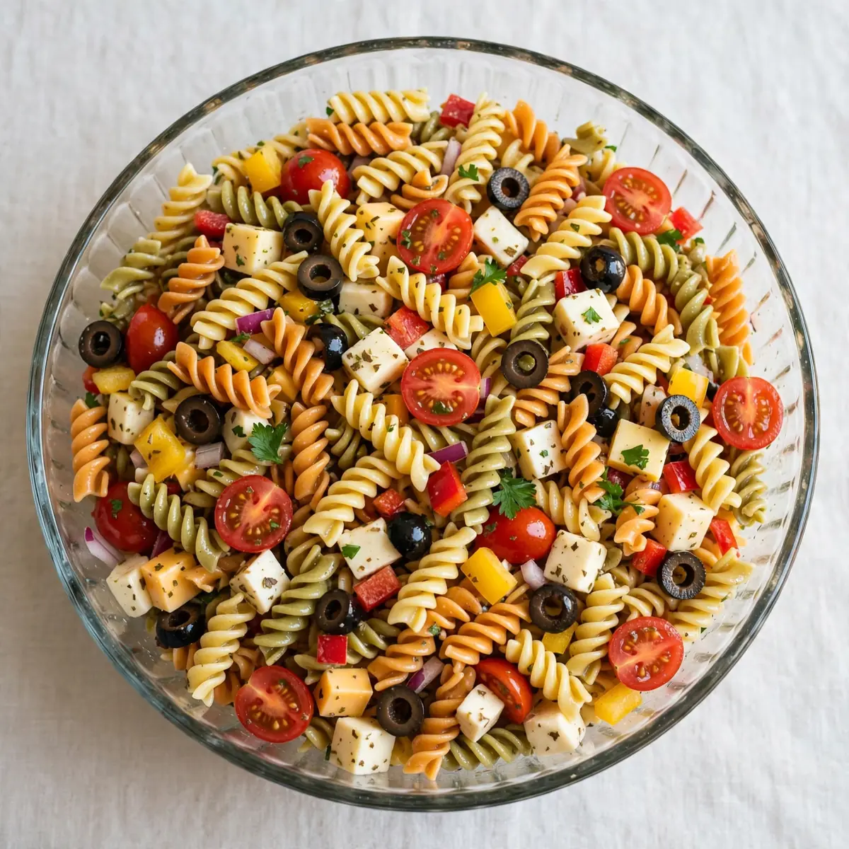 Nudelsalat ohne Backen fürs Büffet