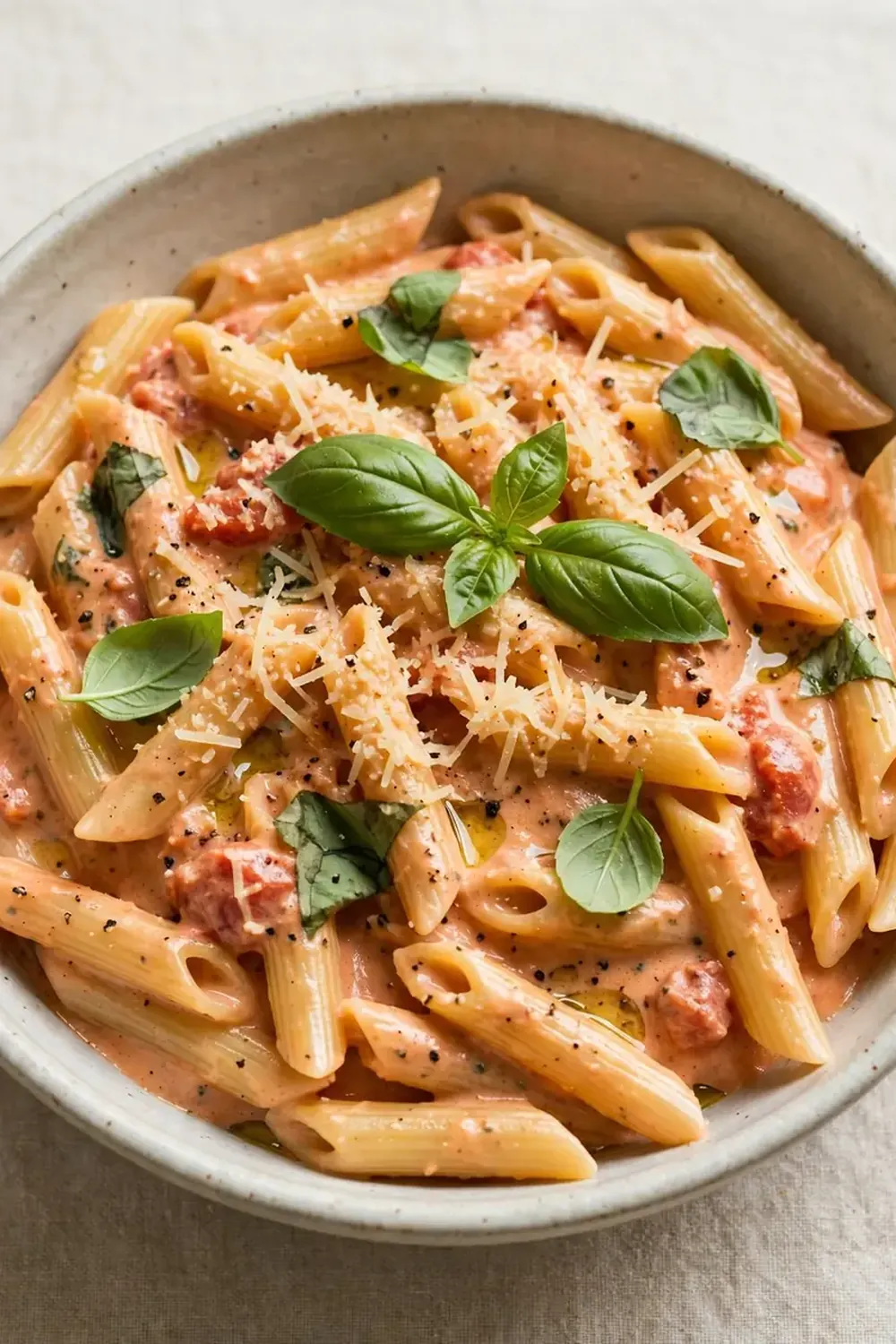 Creamy Tomato Basil Penne