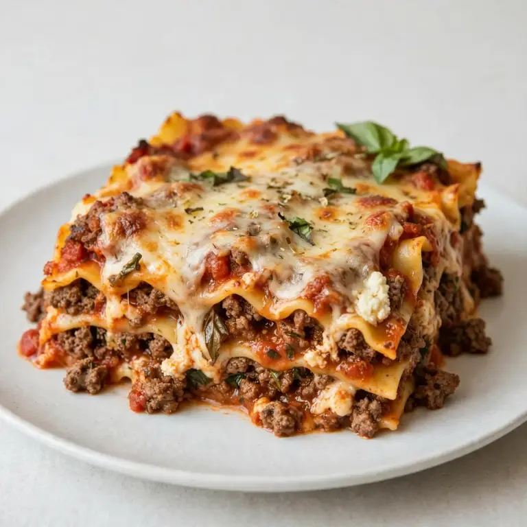Restaurant-Reife Klassische Hackfleisch-Lasagne