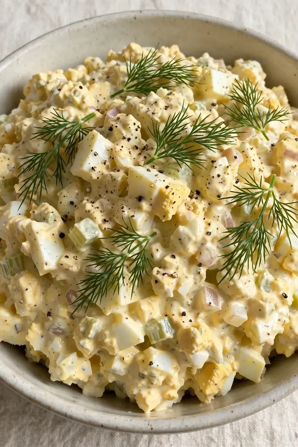 Creamy Egg Salad with Fresh Dill
