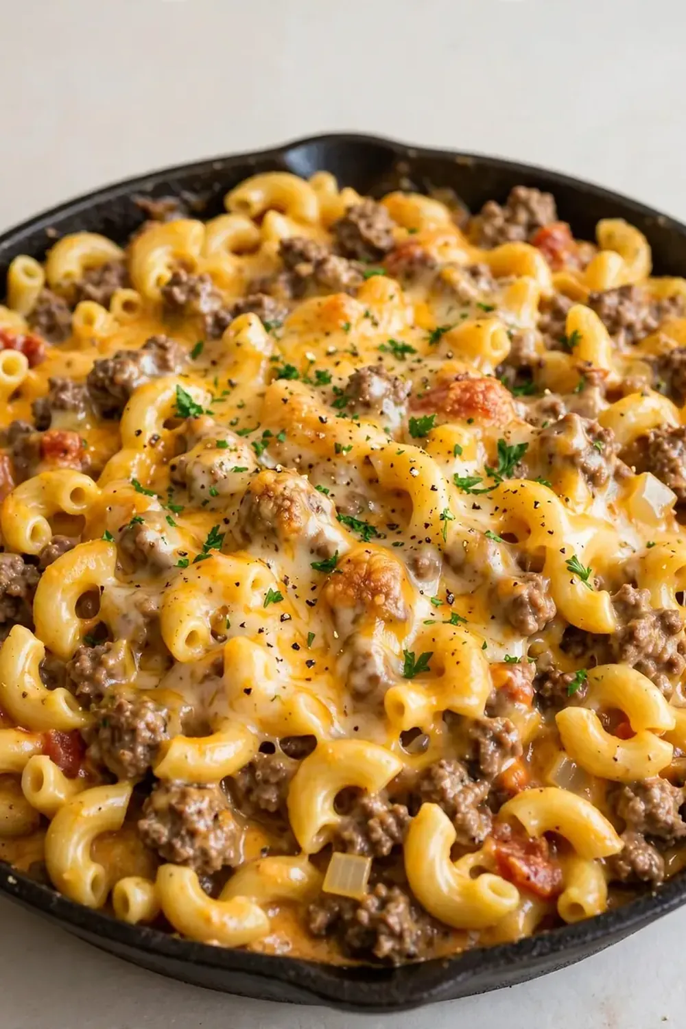 One-Pot Cheeseburger Pasta
