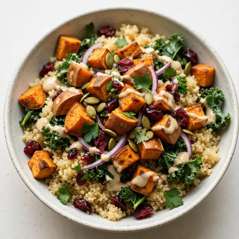 Restaurant-Würdige Quinoa-Sweet-Potato-Harvest-Bowl