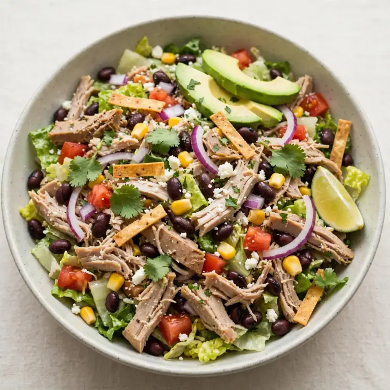 Restaurant-Würdiger Türkei-Black-Bean-Taco-Salat