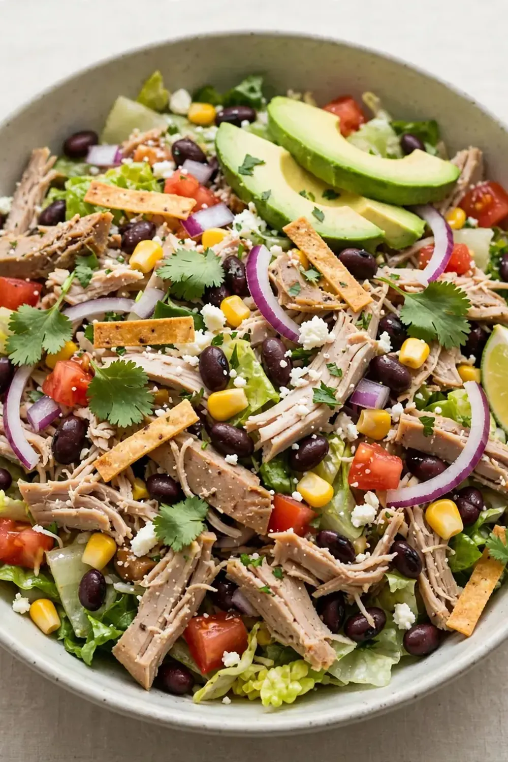 Turkey and Black Bean Taco Salad