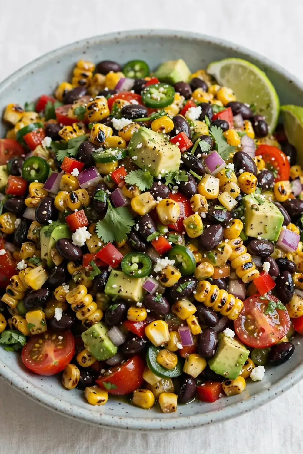 Grilled Corn and Black Bean Summer Salad