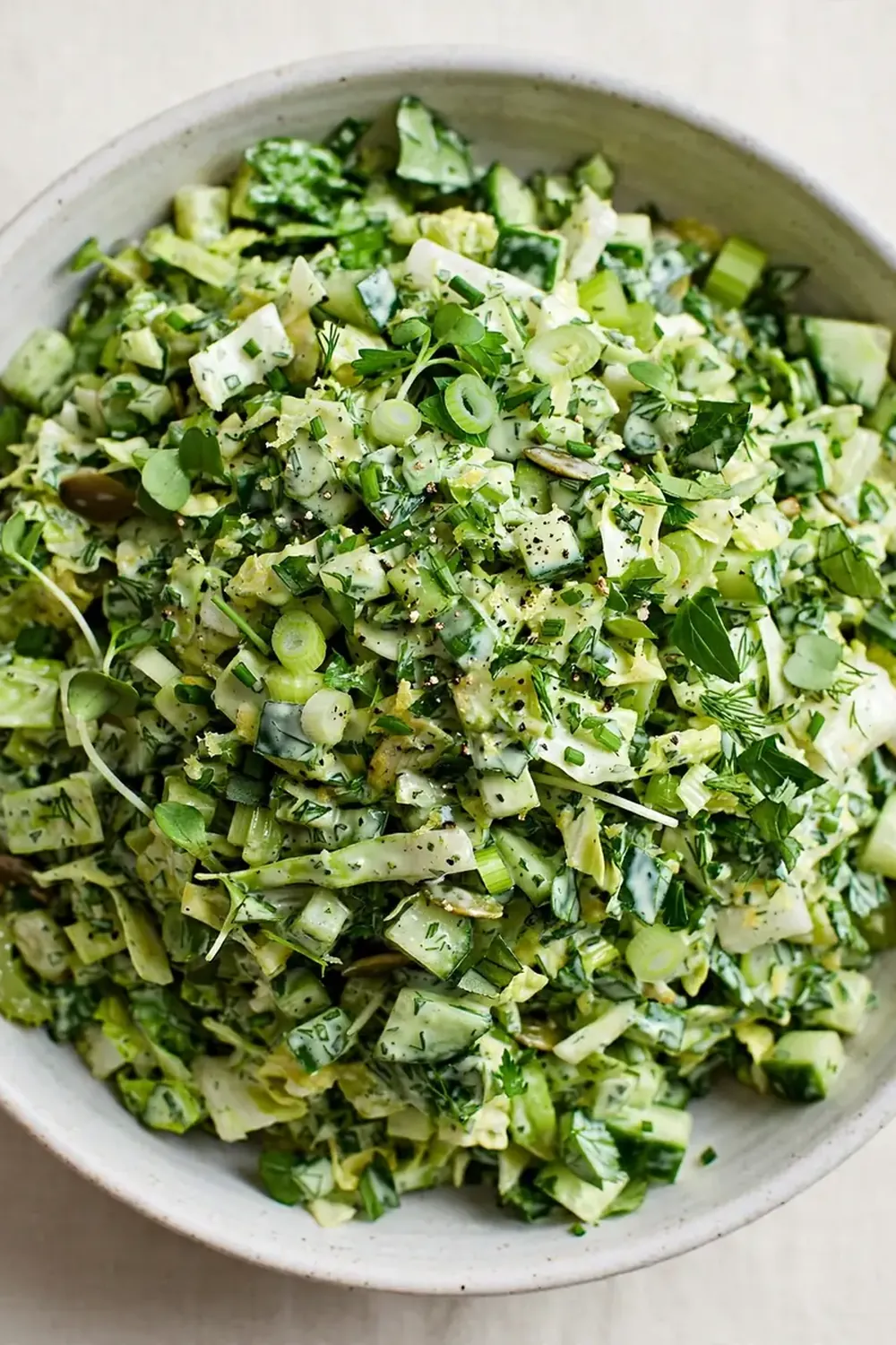 Chopped Green Goddess Salad