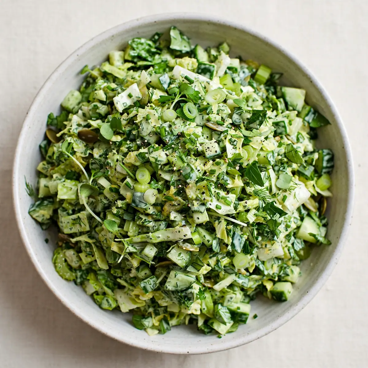Restauranttauglicher Grüne Göttin Chopped Salad