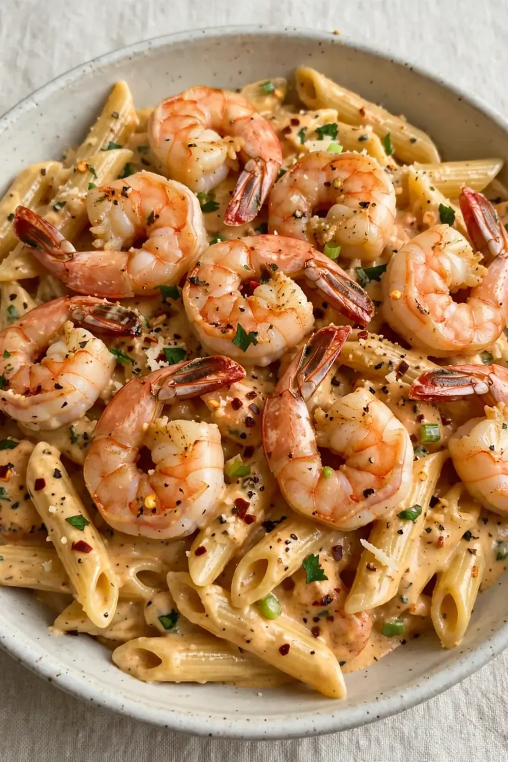 Creamy Cajun Shrimp Pasta