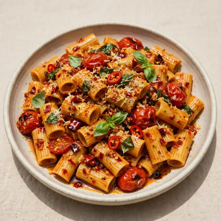 Scharfe Calabria-Chili-Pasta – Sommerlich leicht