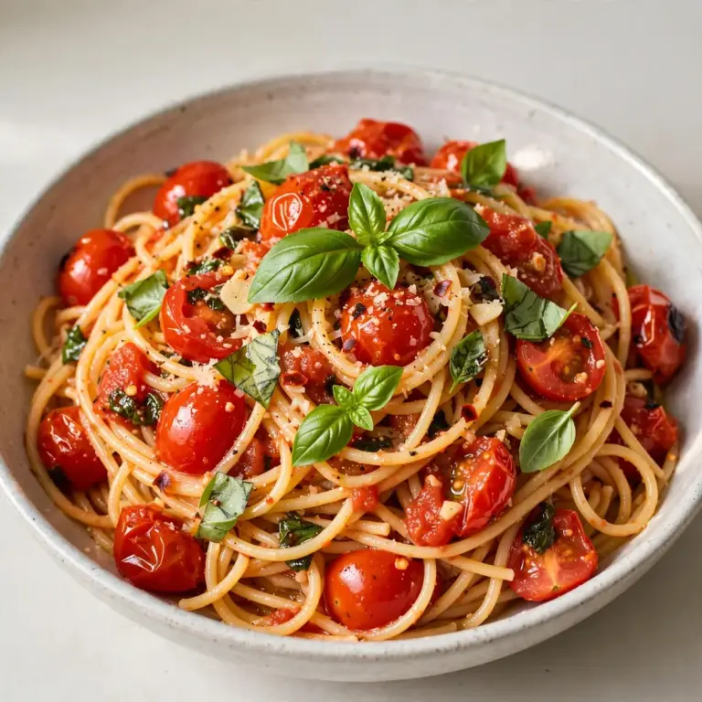 Schnelle Sommer-Tomaten-Basilikum-Pasta