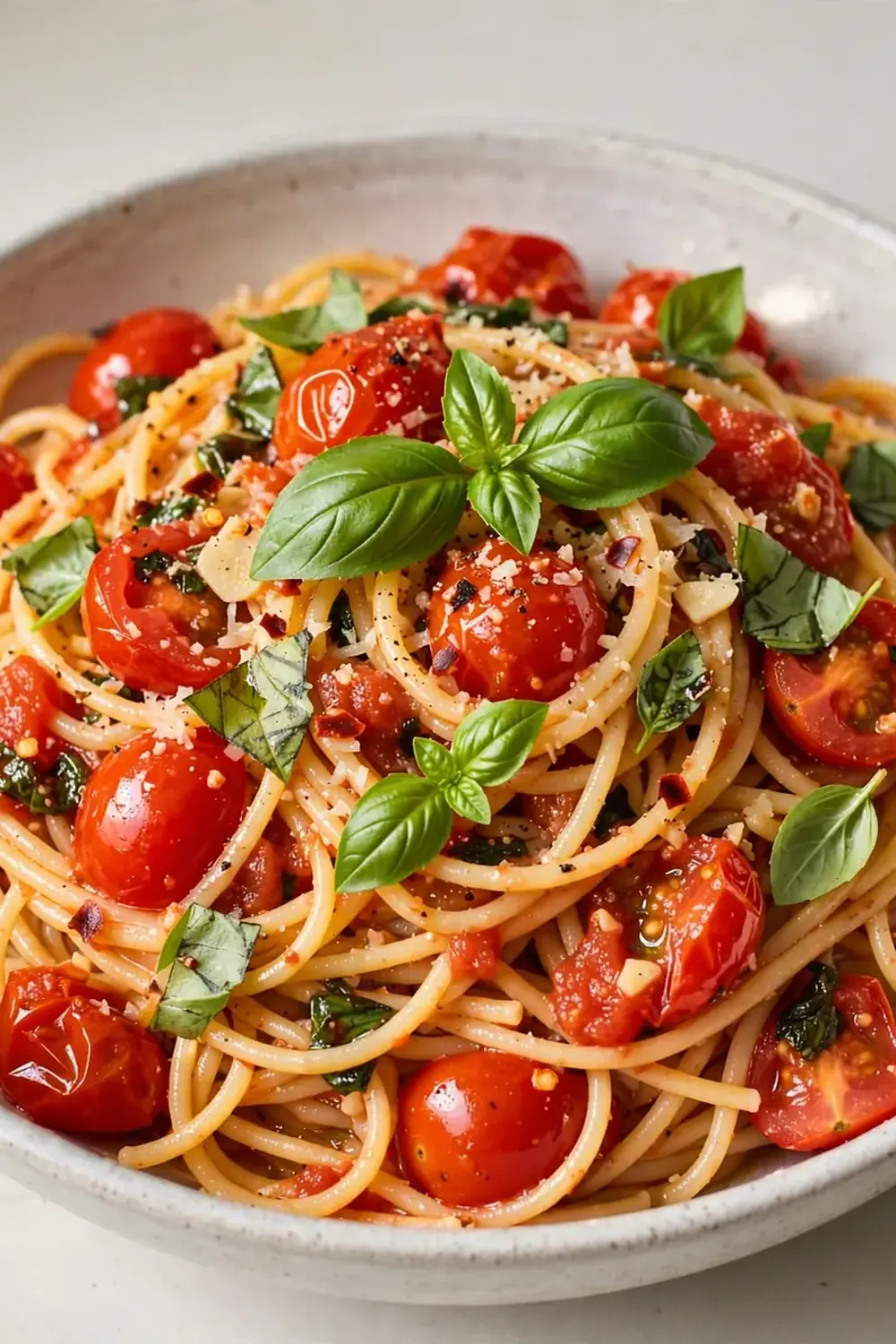 quick summer tomato basil pasta