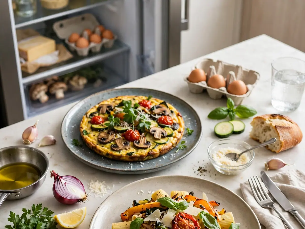 Resteküche: Aus dem Kühlschrank ein komplettes Abendessen zaubern